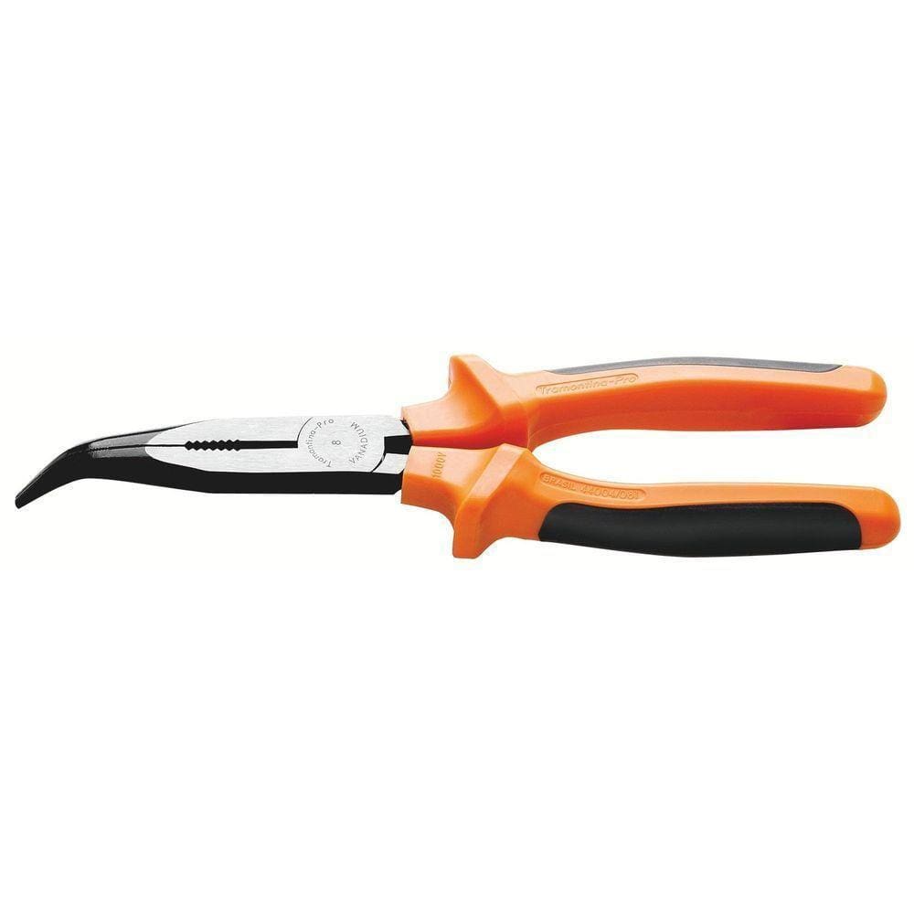Alicate Meia Cana - Bico Longo Curvo Isolado 1.000 V 8 Polegada Tramontina Pro Tramontina
