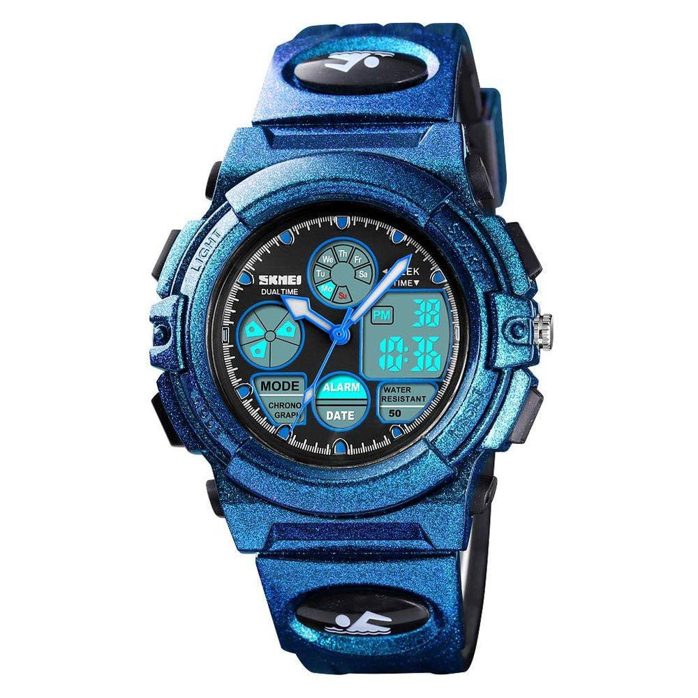 Relógio Dayllon Boys Digital 50m Waterproof Alarm Cronômetro