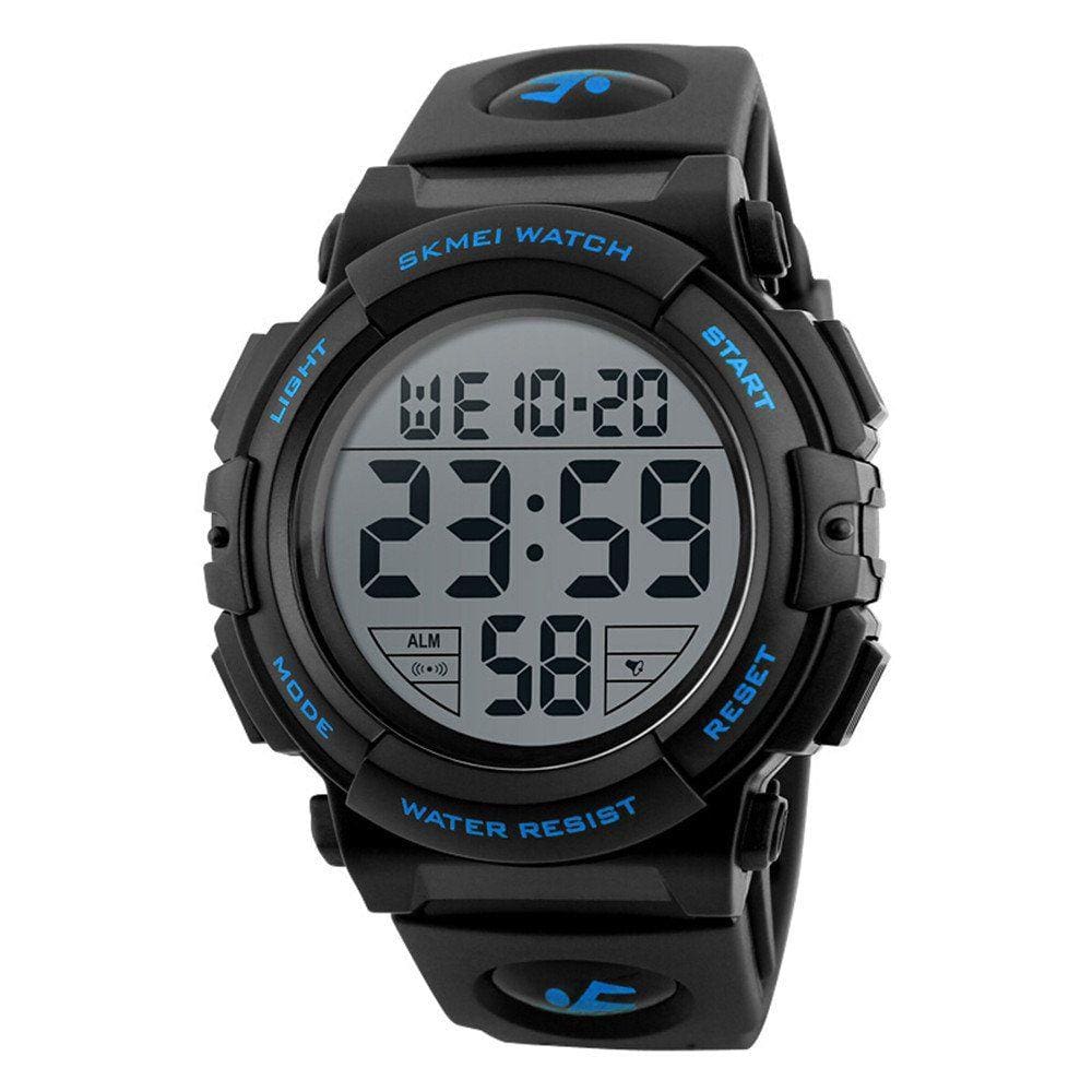 Relógio SKMEI Fashion Outdoor Sports impermeável para homens azul