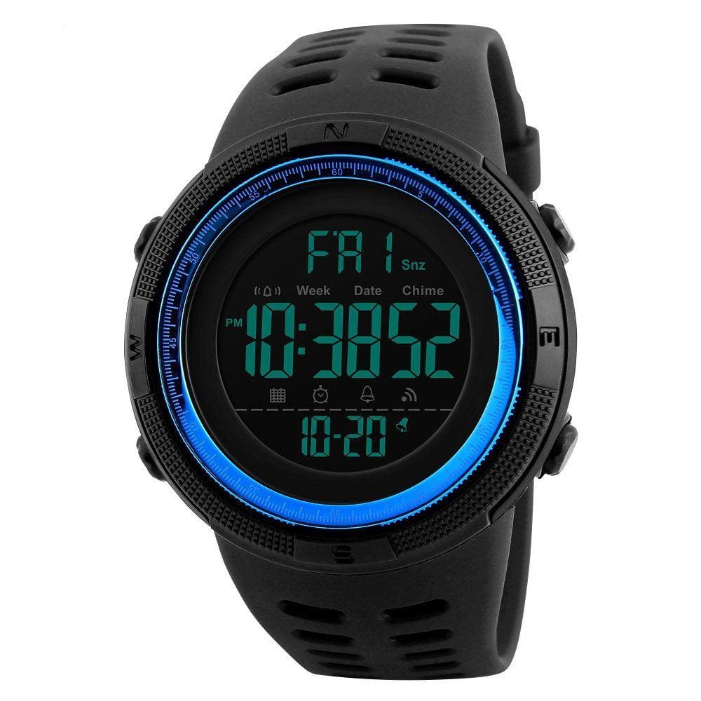 Relógio esportivo digital SKMEI Waterproof Cronômetro Alarm