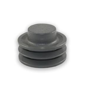 Polia Ferro Fundido V 120mm 2 Canais Perfil B