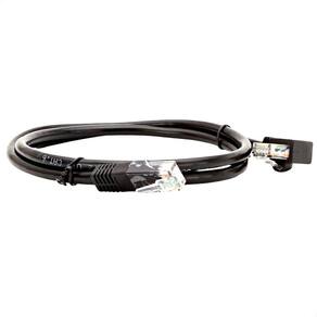 Cabo De Rede Cat5E Plug 90 Graus Para Lateral - 50 Cm