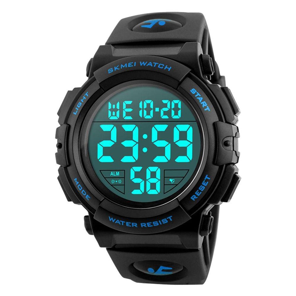 Relógio esportivo BeSWLZ Military Digital LED Alarm Stopwatch Wate
