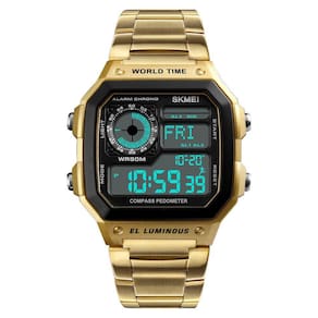 Relógio esportivo YOOTEN Word Time Alarme digital de dois tempos para homens