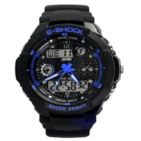 Relógio SKMEI Fashion Led Light Calendar impermeável para homens