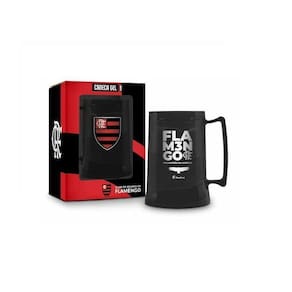 Caneca Gel Flamengo Mengao Black Flamenguista Times Futebol