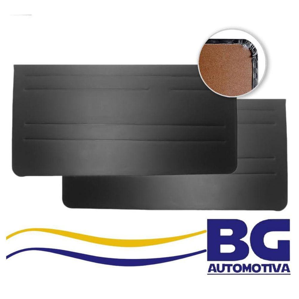 Forro De Porta Dianteira Escort Todos Vinil Preto
