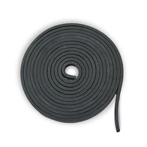 Perfil Borracha Vedação 15x15mm | Preto | 30m | Menco