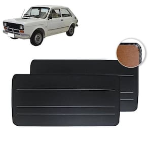 Forro De Porta Dianteira Fiat 147 Vinil Preto