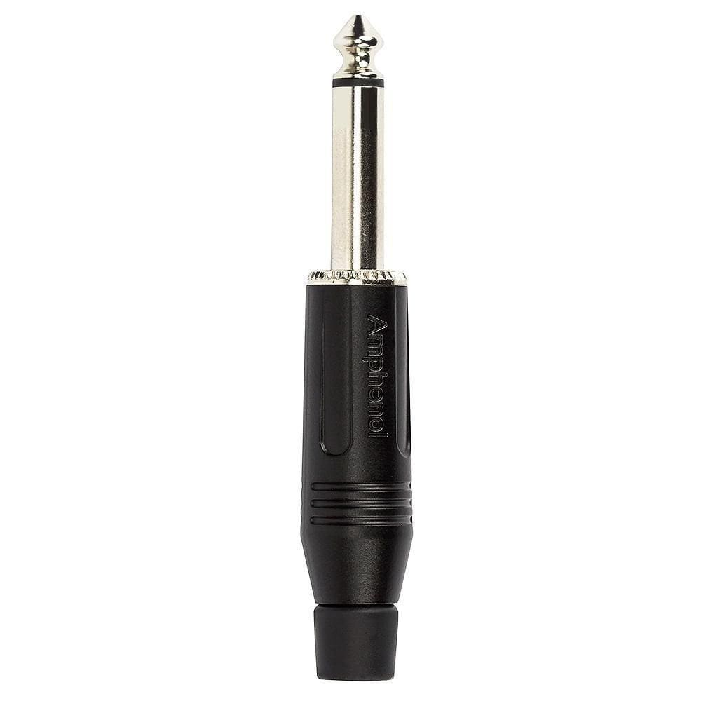Plug P10 Mono, Black Acpm-Gb - Amphenol