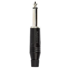 Plug P10 Mono, Black Acpm-Gb - Amphenol