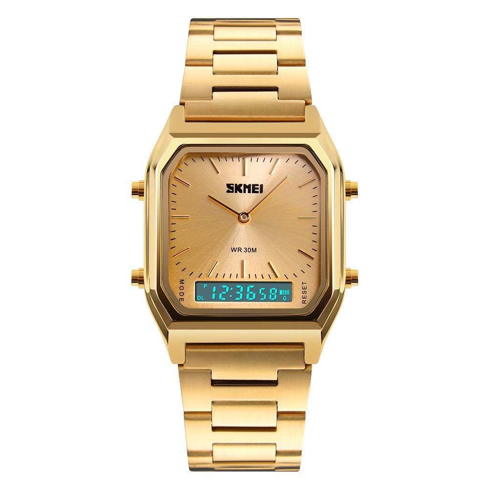 Relógio BIDEN Gold Luxury Classic s Multifunction Digit