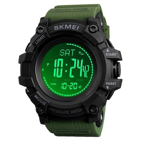 Relógio digital esportivo SKMEI 1358 Compass Pedômetro para homens e mulheres