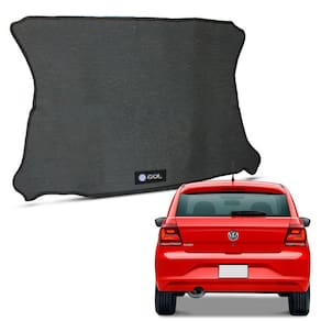 Tapete Porta Malas para Gol G5 G6 G7 2009 a 2019 Borracha Automotivo com Bordado