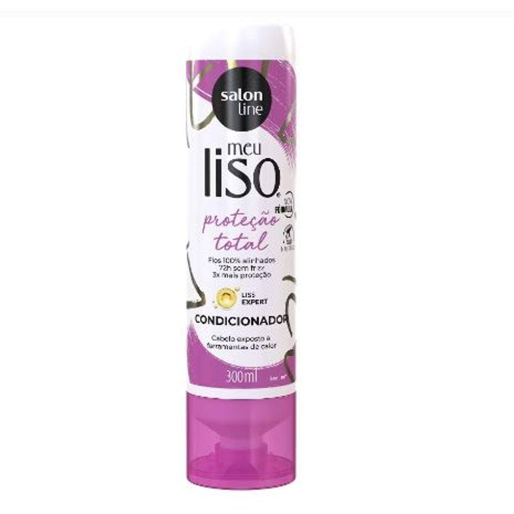 SalonLine Condicionador Meu Liso Proteção Total - 300ml