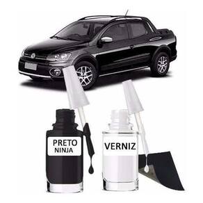 Tinta Tira Risco Automotivo Volkswagen Cor Preto Ninja Preto