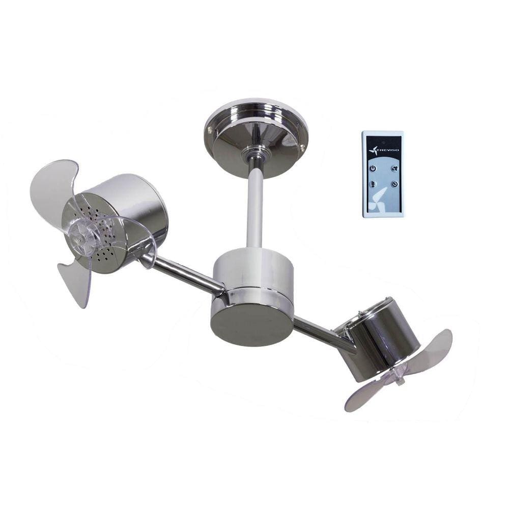 Ventilador De Teto Treviso Infinit Cromado Controle Remoto
