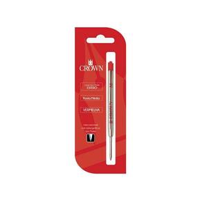Carga Esferografica Crown Tipo Parker Media Vermelha