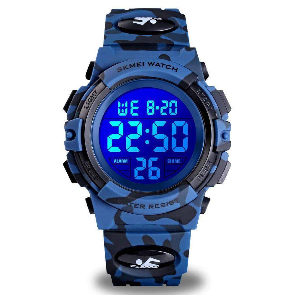 Relógio cofuo Kids Camouflage Digital Sports Waterproof