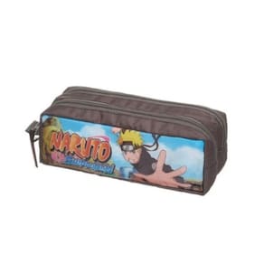 Estojo Escolar Duplo Naruto Shippudem Ref. 978A17