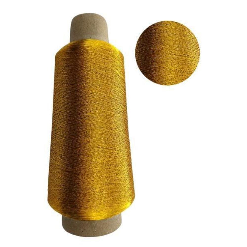 Linha Metalizada Lurex Para Bordar Com 3.000 Metros