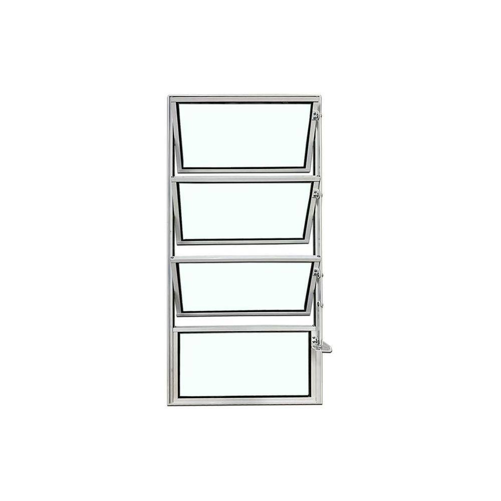 Vitro Basculante Branco 80 X 40 Vidro Liso