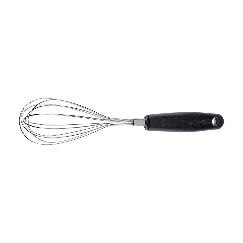 Batedor Fouet Fios De Aço Inox 28Cm Cabo Preto Weck