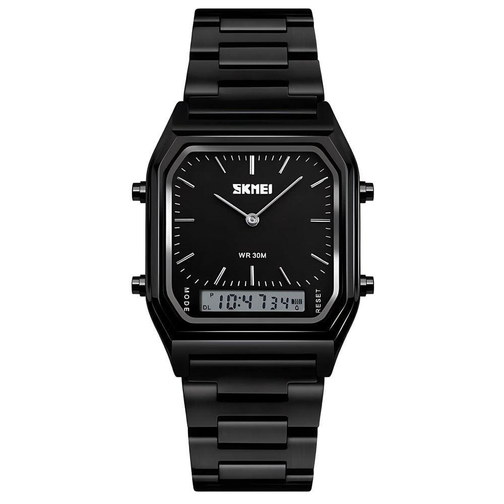 Relógio de pulso Gosasa Waterproof Analógico Digital LED para homens