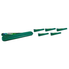 Kit 6 Porta Escova Dental Fibra Madeira Verde