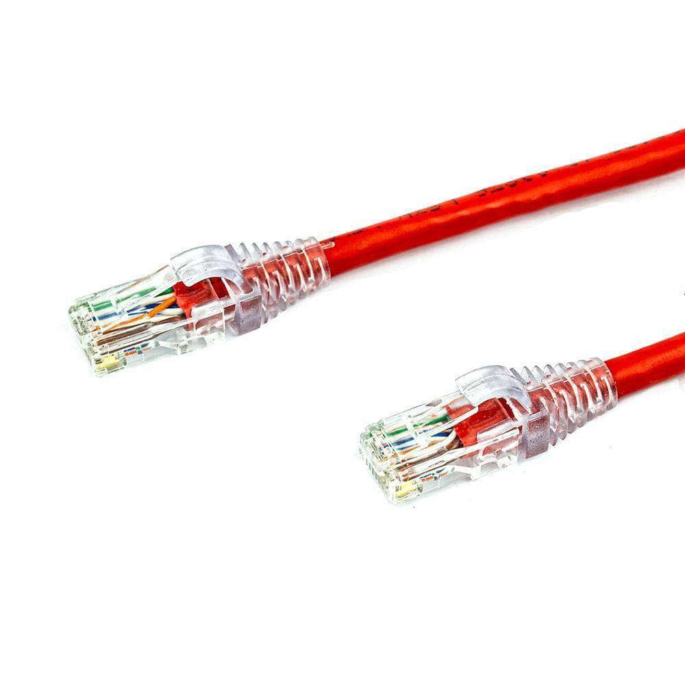 Patch Cord Cat.6 Furukawa - Vermelho 2 Metros | Ponto