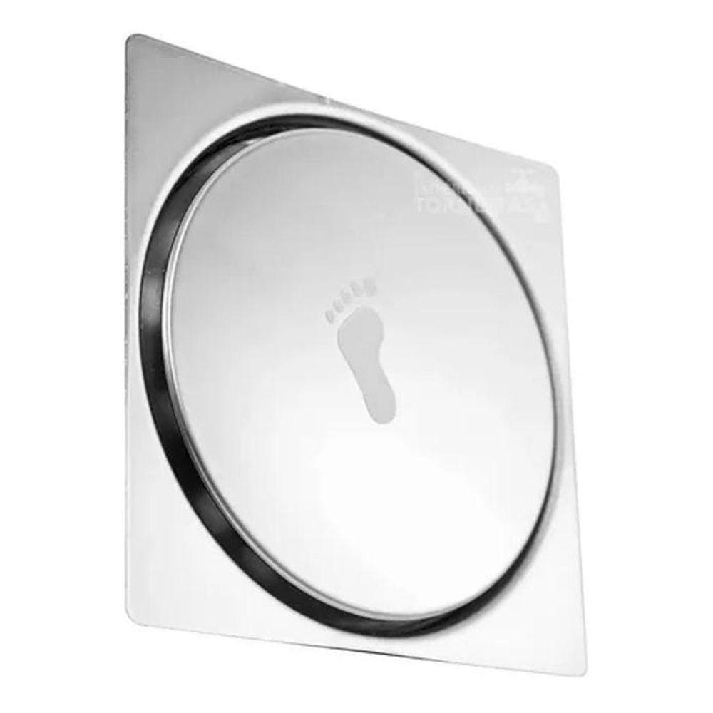 Ralo Click Fertak Inox Quadrado 10X10Cm - 7096