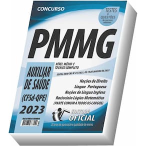 Ed. Impressa Atualizada - Auxiliar de Saúde PMMG