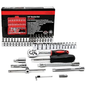 Jogo de ferramenta Soquete Chave Catraca Reversivel Bit Canhão Philips Fenda Torx Allen Hexa Aço