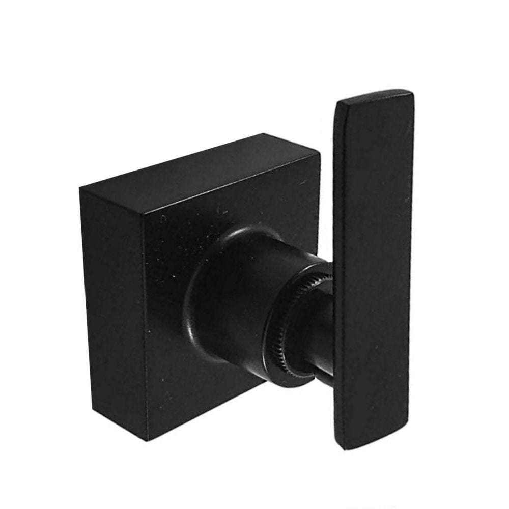 Acabamento Registro Quadrado C-73 Preto Abs Padrão Deca