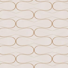 Papel De Parede Geométrico Branco Ess1029 - 10m X 0.53m