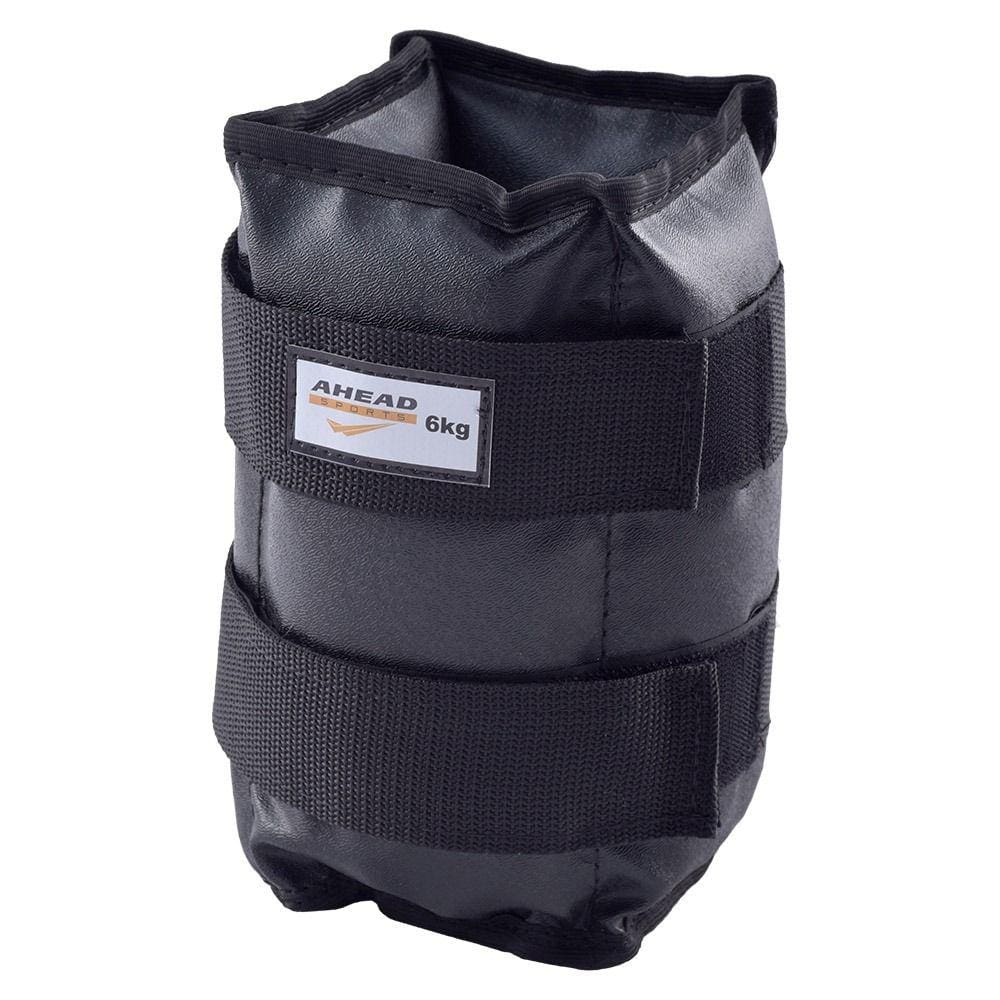 Par de Caneleiras de Peso (Tornozeleiras) Pretas - 6 Kg