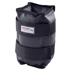 Par de Caneleiras de Peso (Tornozeleiras) Pretas - 6 Kg