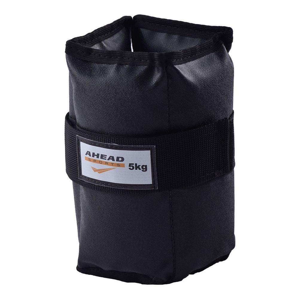 Par de Caneleiras de Peso (Tornozeleiras) Pretas - 5 Kg