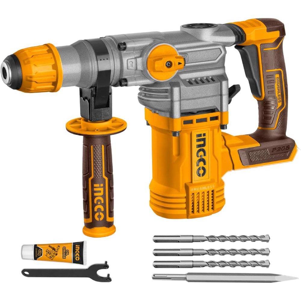 Martelete Rotativo Ingco 4,5J Sds-Plus À Bateria Íon-Lítio 20V Crhli20288