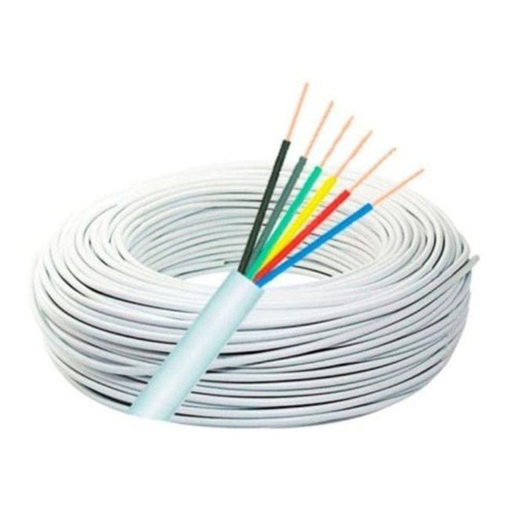 Cabo Alarme E Interfone 6 Vias 0,40Mm 200 Metros