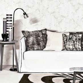 Papel De Parede Vip Pedra Branco E Cinza 10m - Vip1002