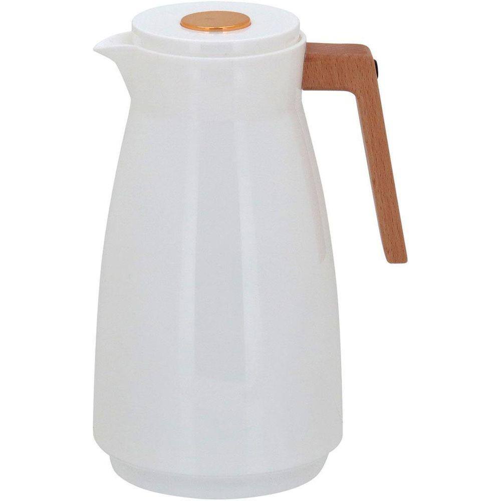 Garrafa Térmica Branca 1 Litro 26X13X13Cm Maison