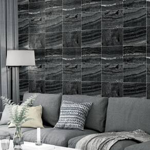 Papel De Parede Essencial Pedra Cinza E Prata - Ess1026