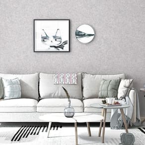 Papel de Parede Concreto Cinza e Prata - 10m x 0.53m