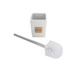 Kit Limpeza Banheiro Bath White Mimo Style BH22256 - 8 Peças