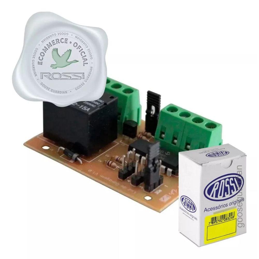 Placa De Luz De Garagem Rossi Temporizador