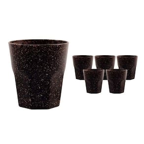 Kit 6 Copos Mini Roma Fibra Coco Green 300Ml