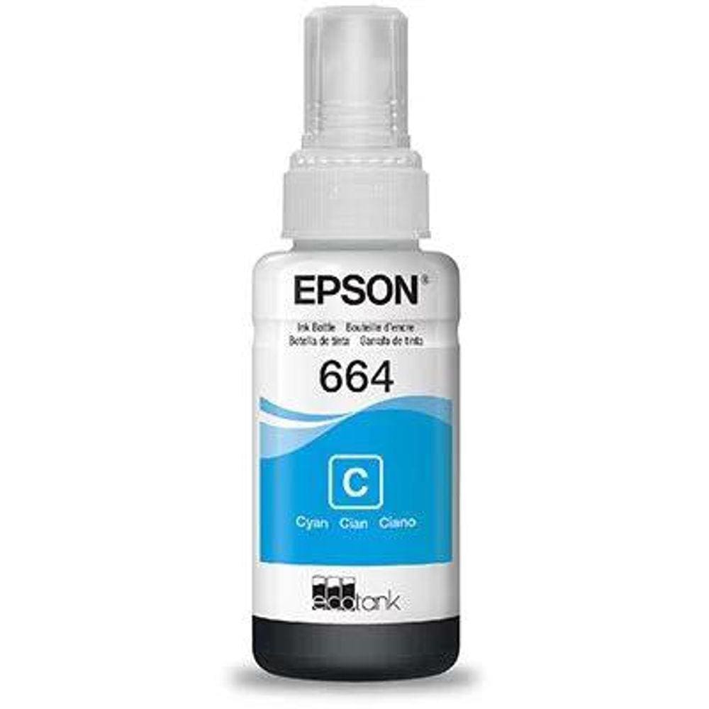 Refil Tinta Epson T664220 Ciano 70ml