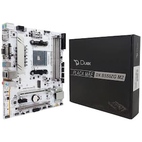 Placa Mãe Duex Dx B550Zg M2, Amd Am4, Ddr4, Micro Atx