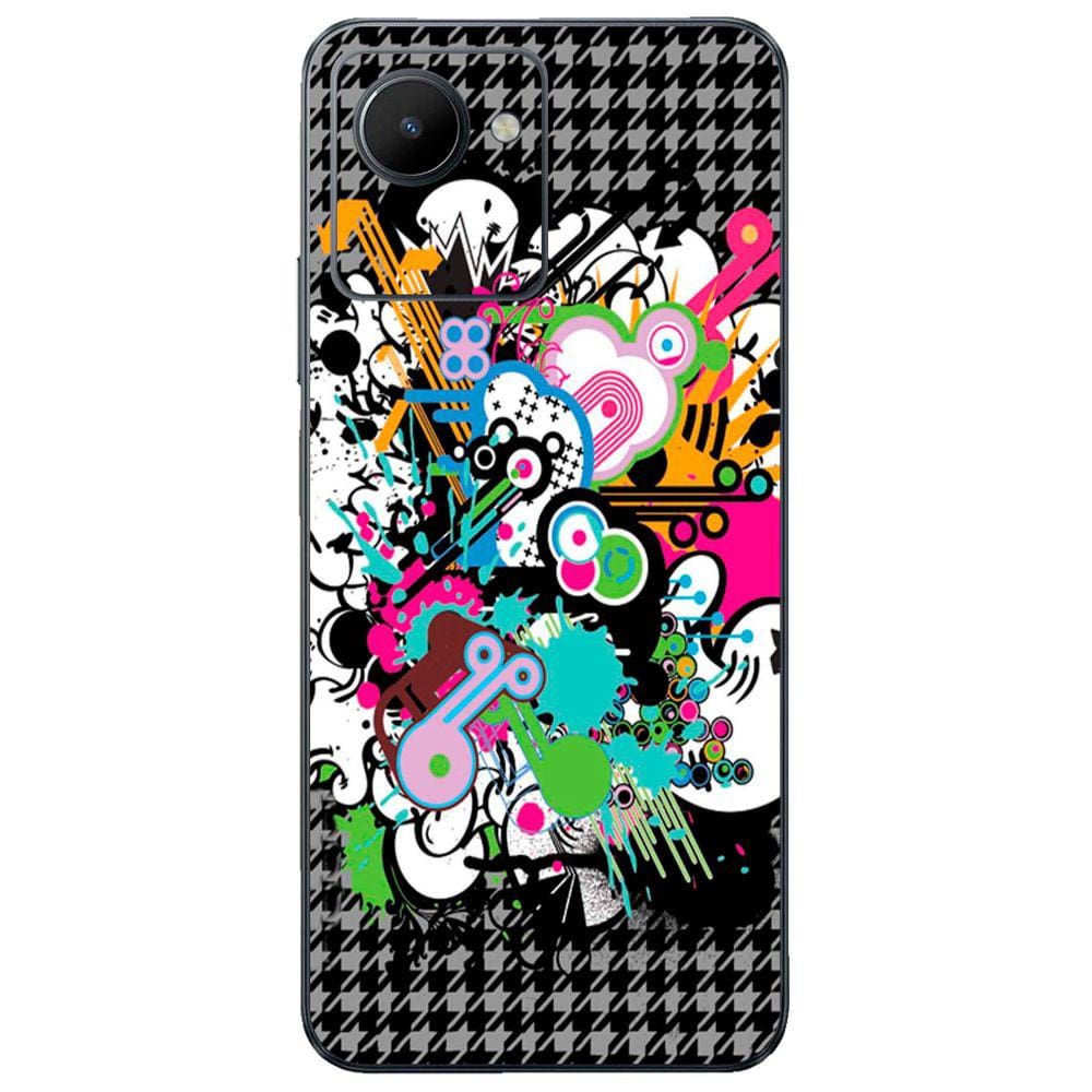Capa Adesivo Skin022 Verso Para Realme C30s (2022)